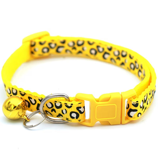 Leopard Print Cat Collars