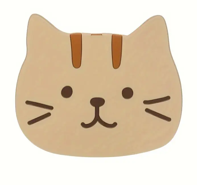 Cat-Shaped Silicone Coasters