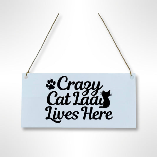 Novelty Acrylic Cat Signs