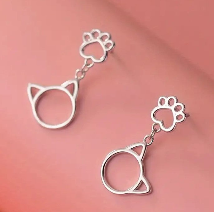 Whisker Charm Drop Earrings