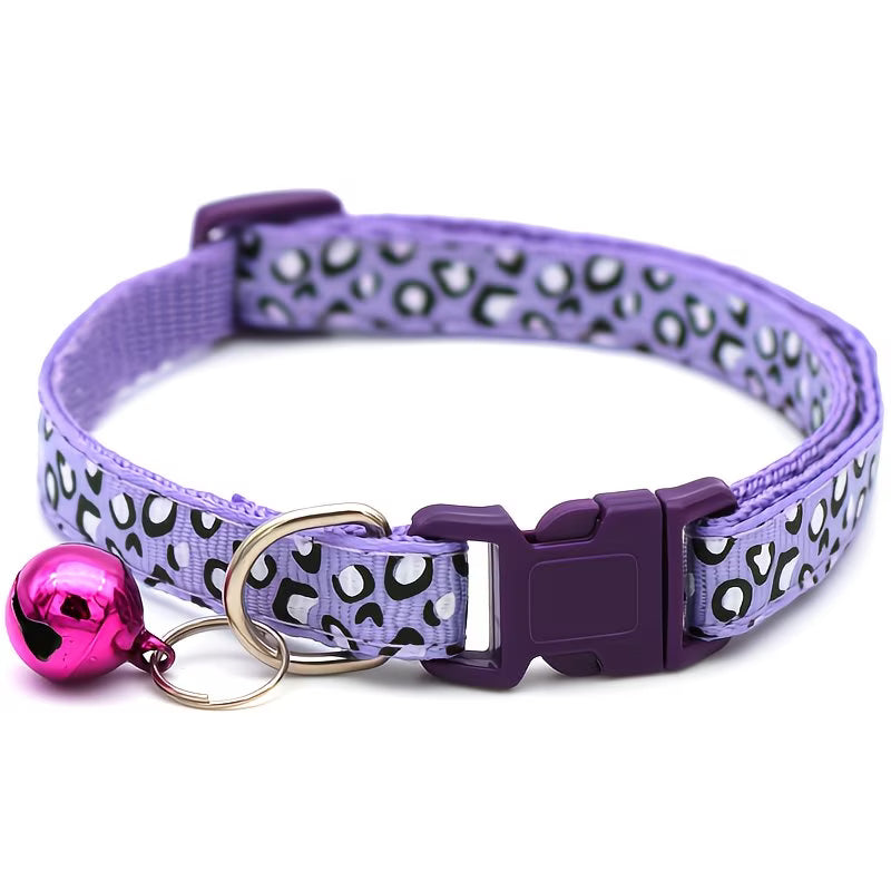 Leopard Print Cat Collars
