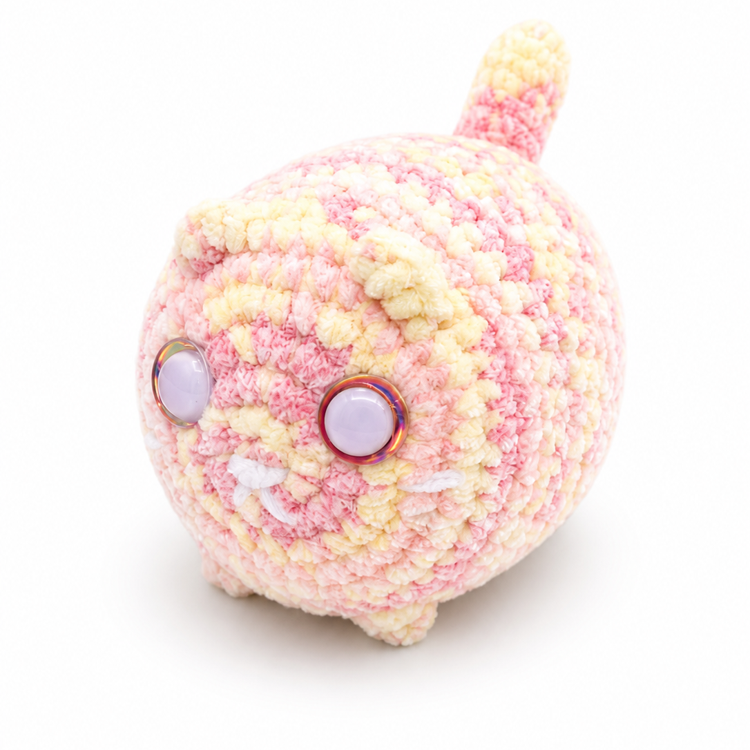 Handmade Crochet Loaf Cats