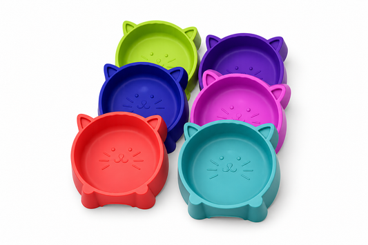 Colourful Cat Bowls