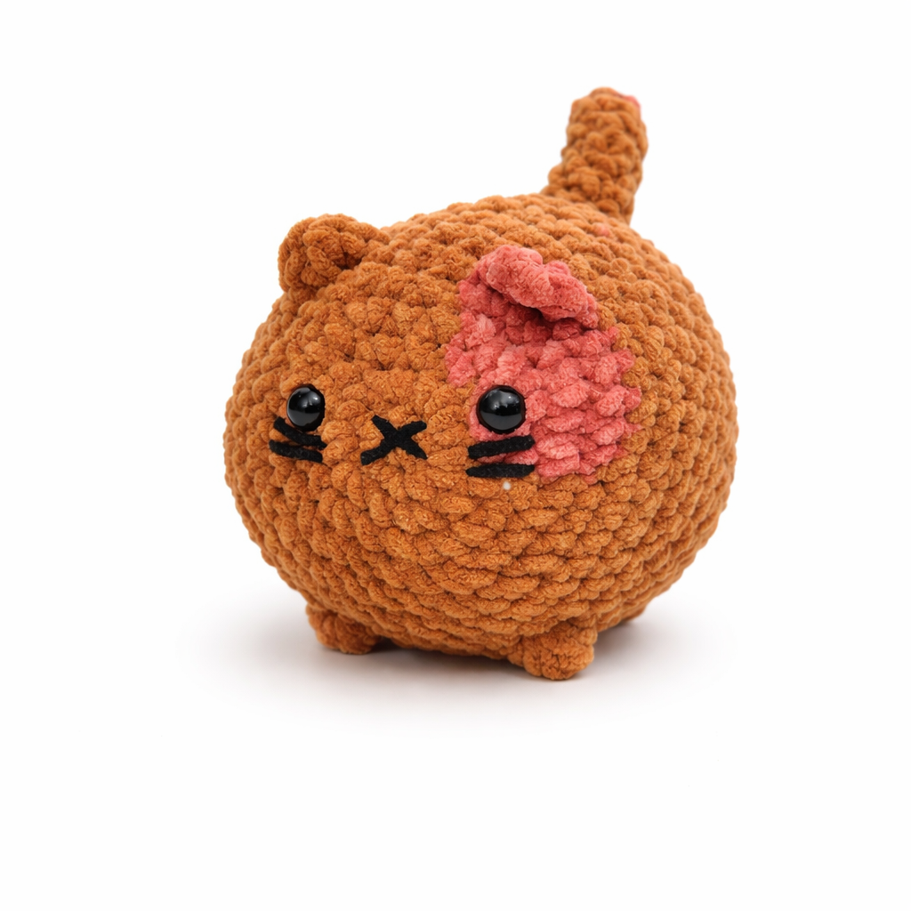 Handmade Crochet Loaf Cats