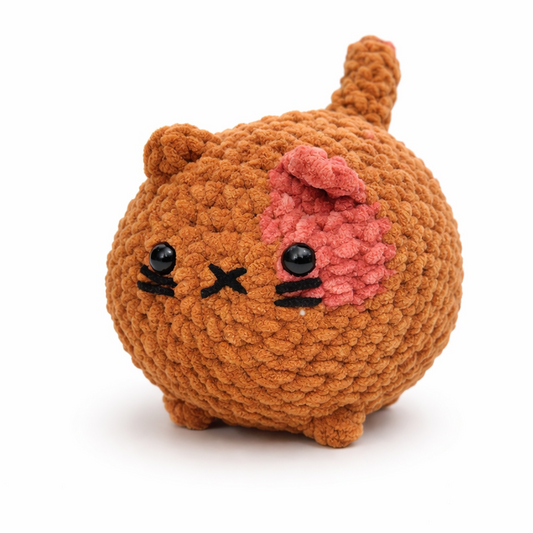 Handmade Crochet Loaf Cats