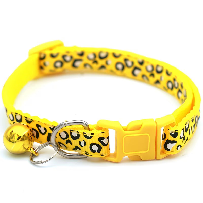 Leopard Print Cat Collars