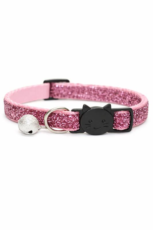 Velvet Glitter Cat Collars