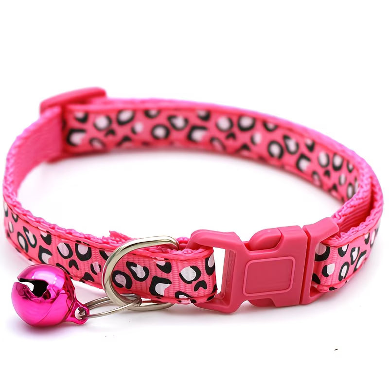 Leopard Print Cat Collars