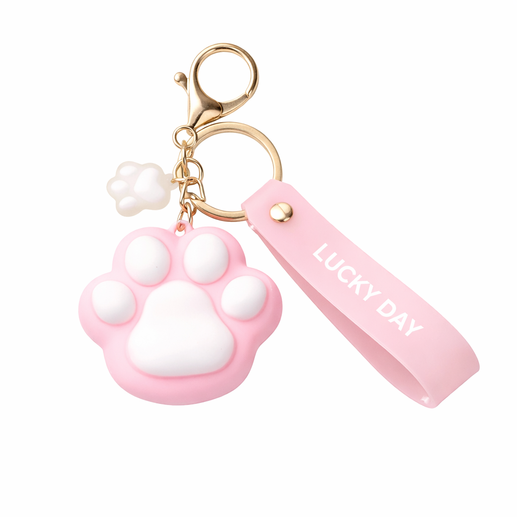 Paw-Shaped Keyrings