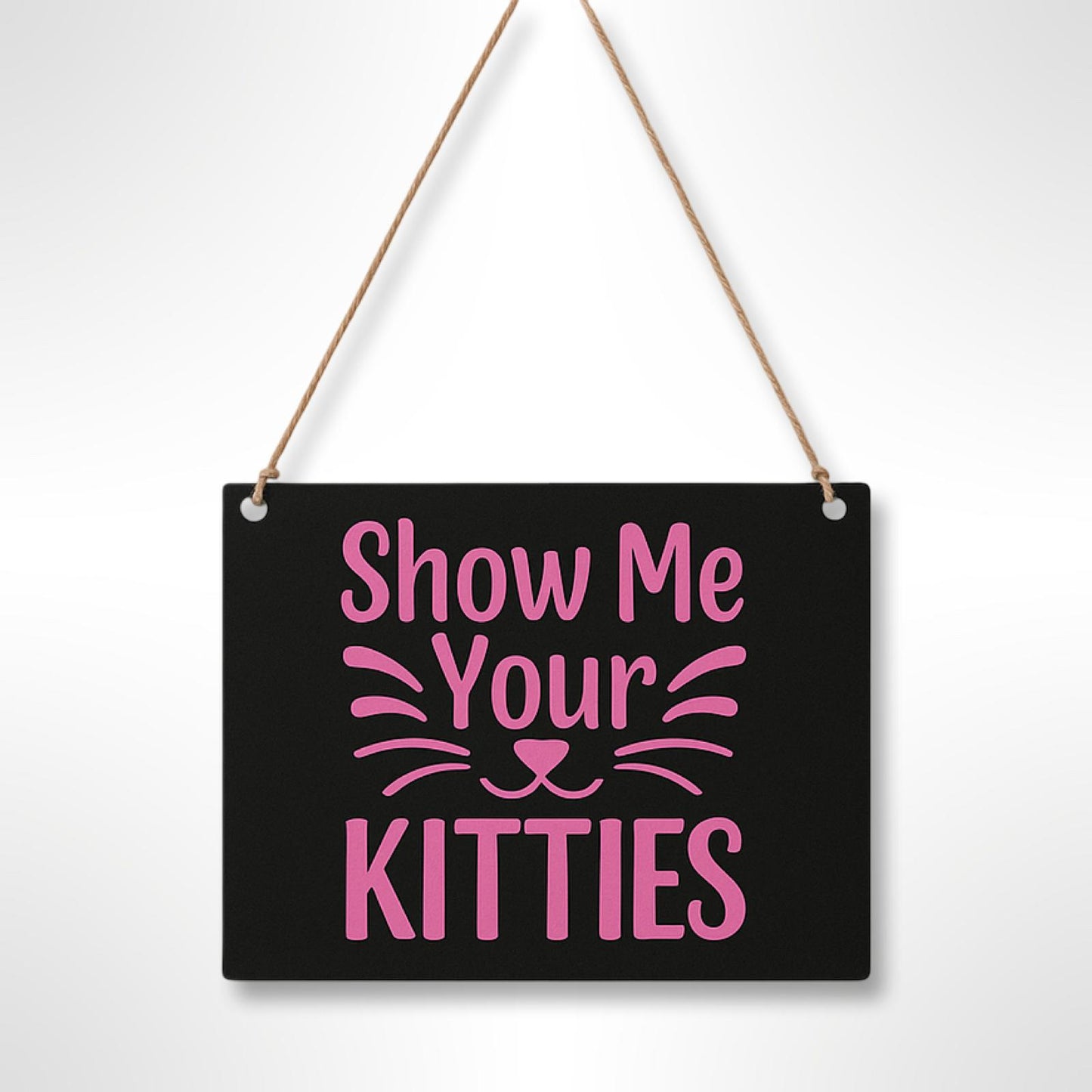 Novelty Acrylic Cat Signs