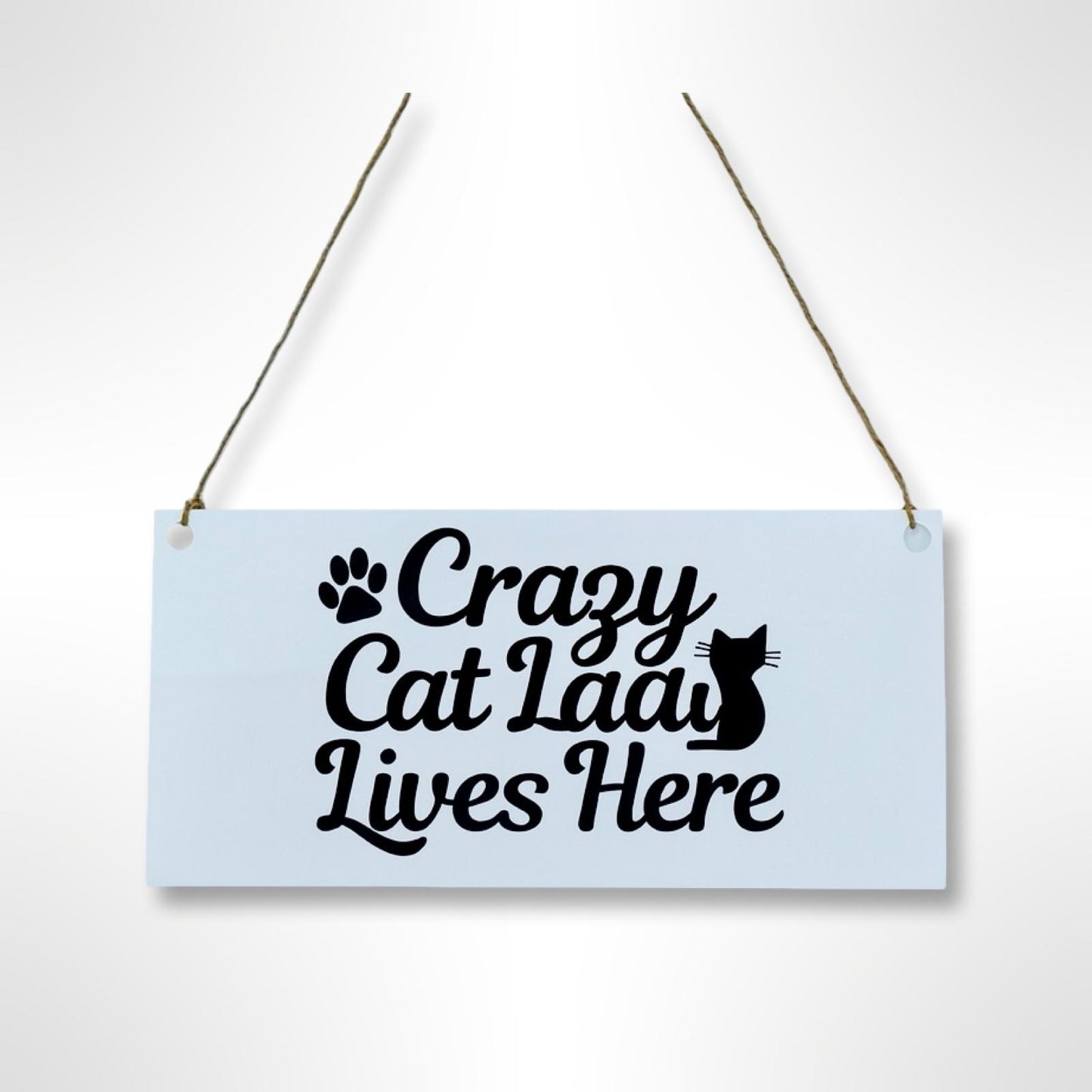 Novelty Acrylic Cat Signs
