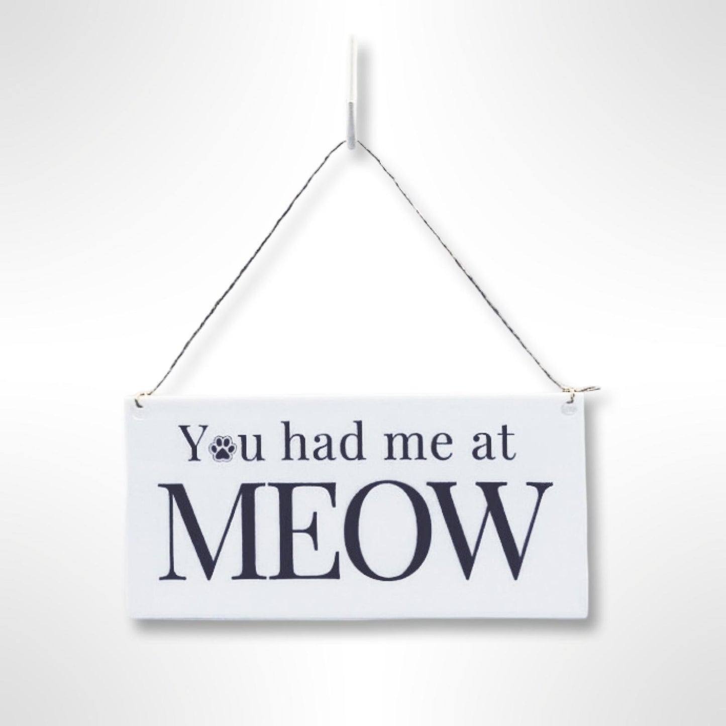 Novelty Acrylic Cat Signs
