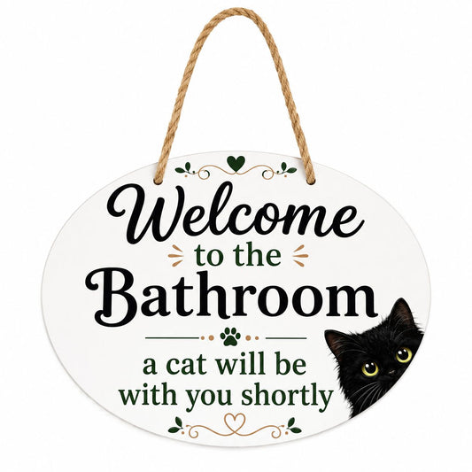 Oval Hanging Sign