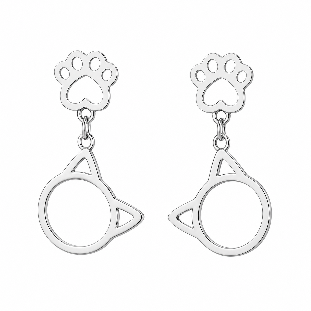 Whisker Charm Drop Earrings