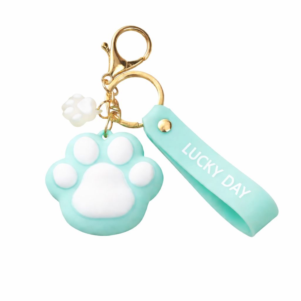Paw-Shaped Keyrings