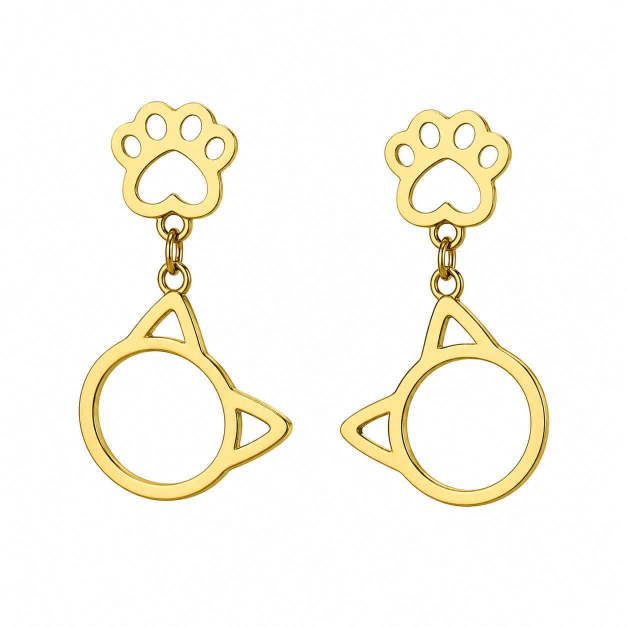 Whisker Charm Drop Earrings