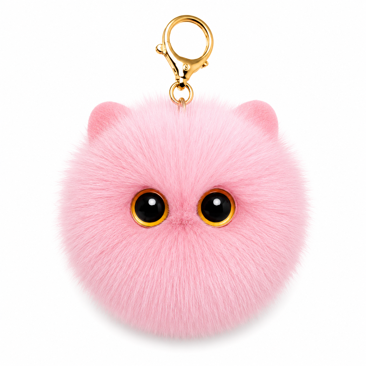 Fluffy Pom Pom Keychains