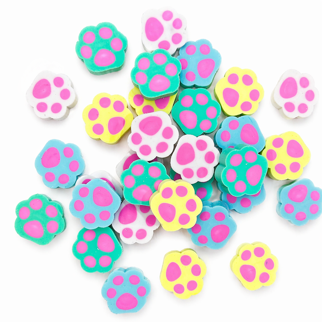 Paw Erasers - 6 Pack