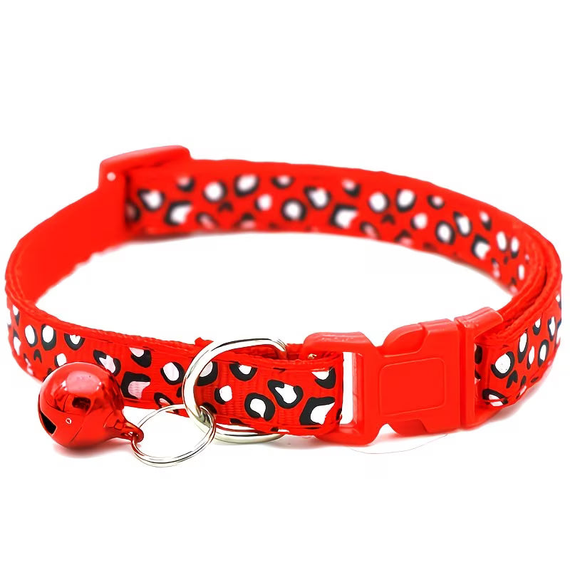 Leopard Print Cat Collars