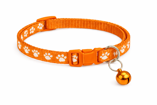 Paw Print Cat Collars