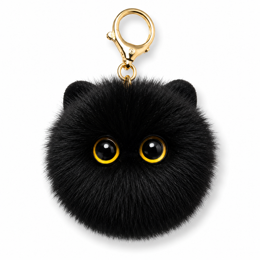 Fluffy Pom Pom Keychains