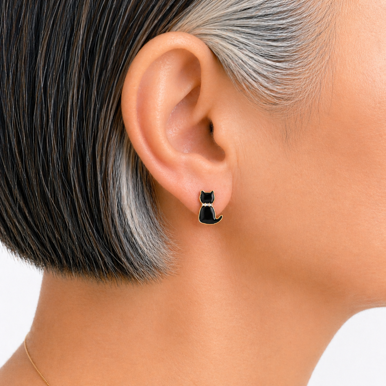 Elegant Cat Studs