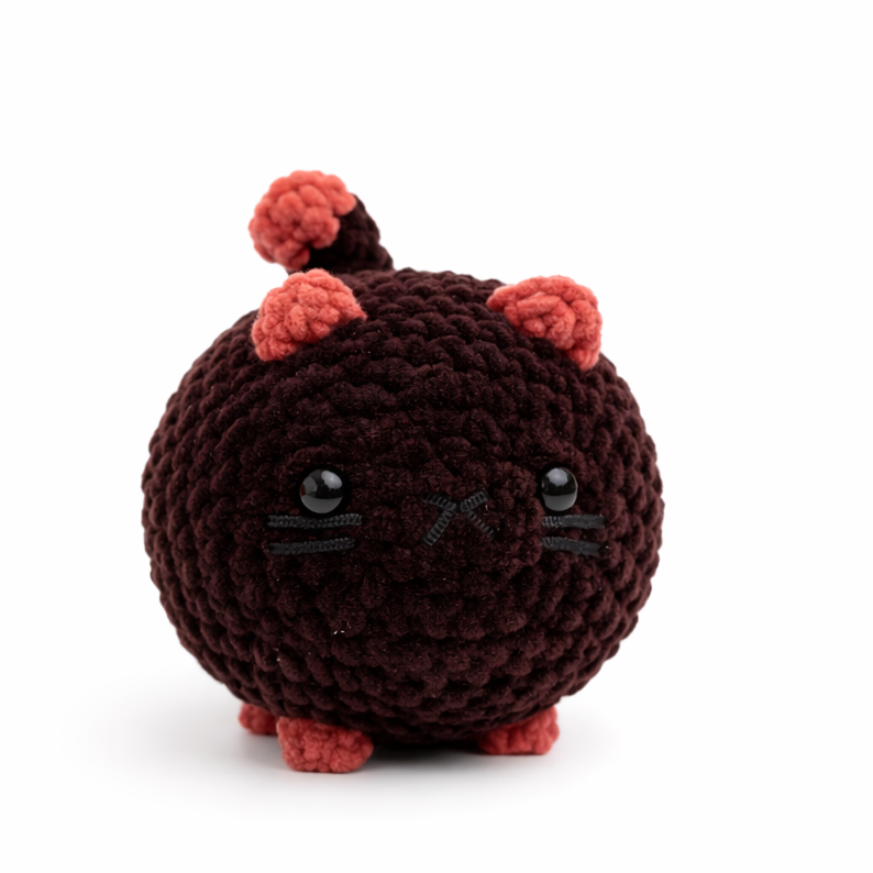 Handmade Crochet Loaf Cats