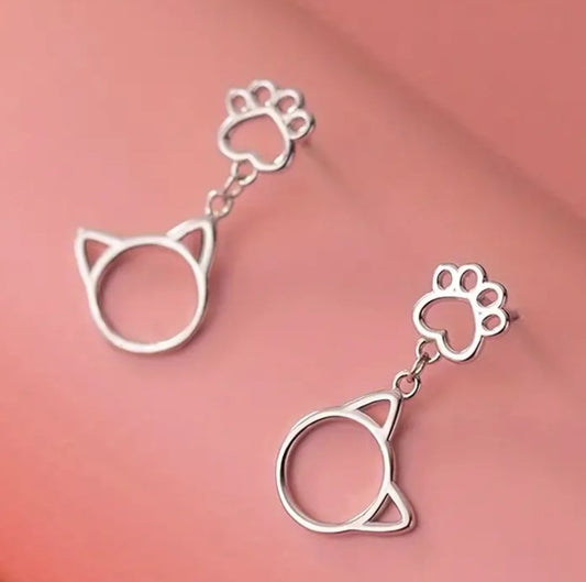 Whisker Charm Drop Earrings